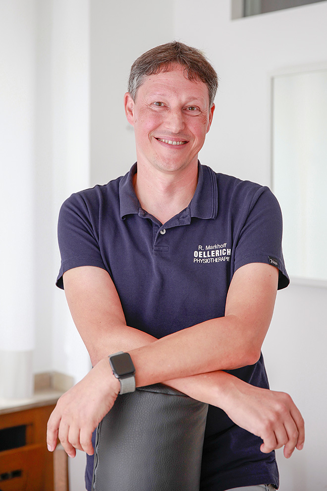 Robin Markhoff aus dem Team der Praxis Oellerich Physiotherapie